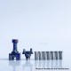 Rekavape UnKwn Glitch Style RBA Bridge for Billet / Boro Mod - Blueing, Titanium, 8 PCS Air Pin 1, 1.2, 2, 2.5, 3, 3.5, 4, 4.5mm