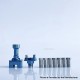 Rekavape UnKwn Glitch Style RBA Bridge for Billet / Boro Mod - Blue, Titanium, 8 PCS Air Pin 1, 1.2, 2, 2.5, 3, 3.5, 4, 4.5mm