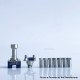 Rekavape UnKwn Glitch Style RBA Bridge for Billet / Boro Mod - Silver Black, 8 PCS Air Pin 1, 1.2, 2, 2.5, 3, 3.5, 4, 4.5mm