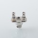 Rekavape Wick'd Reviv'D Style RBA Bridge for Billet / BB / Boro - Silver, 7 PCS Air Pin 1.2 / 2.0 / 2.5 / 3 / 3.5 / 4.0 / 4.5mm