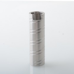 Rekavape Replacement 18650 Battery Tube for Stratum V6 / V10 Box Mod - Silver Stripe, Stainless Steel