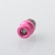 Rekavape Mission XV KB2 Style Replacement Integrated Drip Tip + Button Set for dotMod dotAIO V2 Pod - Pink, Glow-in-the-Dark