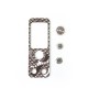 SXK Replacement Plate + Button Set for Critival Box C-Bot Style AIO Boro Box Mod - Silver Black