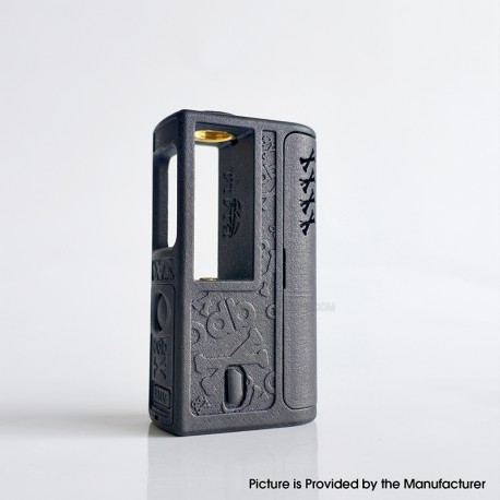 Rekavape BMM.38 Aio Style 60W Boro Box Mod - Black ODB Pattern, 1~60W, 1 x 18650 / 21700, 3D Print