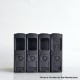 Rekavape BMM.38 Aio Style 60W Boro Box Mod - Black ODB Pattern, 1~60W, 1 x 18650 / 21700, 3D Print