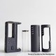 Rekavape BMM.38 Aio Style DNA60 60W Boro Box Mod - Black ODB Pattern, 1~60W, 1 x 18650 / 21700, 3D Print, Evolv DNA60 Chipset