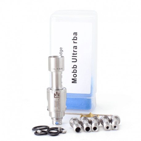 SXK Monarchy Mobb Ultra Style RBA Bridge for BB / Billet / Boro Mod - Silver, 6 PCS Air Pin 1.0 / 1.2 / 1.5 / 2.0 / 2.5 / 3.0mm