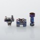 Rekavape UnKwn Glitch Style RBA Bridge for Billet / Boro Mod - Blueing, Titanium, 8 PCS Air Pin 1, 1.2, 2, 2.5, 3, 3.5, 4, 4.5mm