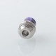 Rekavape Hybrid BBAIO Drip Tip for BB / Billet / Boro AIO Box Mod - Blue, Stainless Steel + Resin