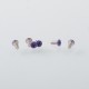 Authentic MK MODS Replacement Screws for Lost Vape Centaurus B80 AIO Kit - Purple (6 PCS)