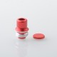 Authentic MK MODS TB Boro Drip Tip and Button for VandyVape Pulse AIO V2 80W Boro Box Mod Kit - Red