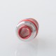 Authentic MK MODS TB Boro Drip Tip and Button for VandyVape Pulse AIO V2 80W Boro Box Mod Kit - Red