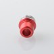 Authentic MK MODS TB Boro Drip Tip and Button for VandyVape Pulse AIO V2 80W Boro Box Mod Kit - Red