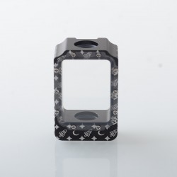 Rekavape Mission XV LE Rocket Style Boro Tank for SXK BB / Billet AIO Box Mod Kit - Black, Aluminum Alloy