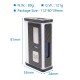 SXK SVA KIMAIO Style 60W AIO All In One Box Mod - White, Carbon Fiber + POM, 1~60W, 1 x 18650, Evolv DNA 60 Chip