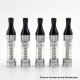 [Ships from Bonded Warehouse] Authentic KangerTech T2 Clearomizer - Clear, 2.4ml, 1.8ohm (5 PCS)