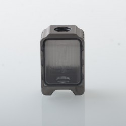 Authentic ThunderHead Creations Blaze Sliding Empty Boro Tank for BB / Billet / Boro Box Mod - Gun Metal, Single Glass