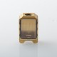 Authentic ThunderHead Creations Blaze Sliding Empty Boro Tank for BB / Billet / Boro Box Mod - Gold, Single Glass