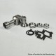 MISSION XV Astra Style RBA Bridge for Billet / Boro Mod - Black, 316SS, 5 PCS Air Pin 1.2, 2.0, 2.5, 3.0, 3.5mm