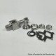 MISSION XV Astra Style RBA Bridge for Billet / Boro Mod - Black, 316SS, 5 PCS Air Pin 1.2, 2.0, 2.5, 3.0, 3.5mm