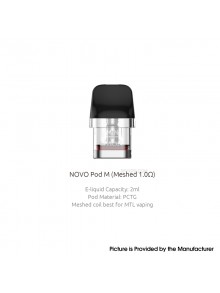 [Ships from Bonded Warehouse] Authentic SMOK Novo Pod Cartridge for Novo, Novo GT Pod, Novo GT Box Kit - 2ml, M 1.0ohm (3 PCS)