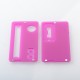 Rekavape Monarchy Style Replacement Front + Back Cover Panel Plate for dotMod dotAIO V2 Pod - Purplish Red, Acrylic (2 PCS)