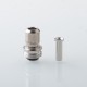 Rekavape Mission Boro Tips V2 ARC Style Drip Tip for BB / Billet Boro Mod - Silver, Titanium + Stainless Steel