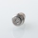 Rekavape Mission Boro Tips V2 ARC Style Drip Tip for BB / Billet Boro Mod - Silver, Titanium + Stainless Steel