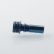 510 Drip Tip for RDA / RTA / RDTA Atomizer / Diplomat Style RTA - Blue, Stainless Steel