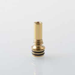 510 Drip Tip for RDA / RTA / RDTA Atomizer / Diplomat Style RTA - Gold, Stainless Steel