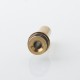 510 Drip Tip for RDA / RTA / RDTA Atomizer / Diplomat Style RTA - Gold, Stainless Steel