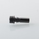 510 Drip Tip for RDA / RTA / RDTA Atomizer / Diplomat Style RTA - Black, Stainless Steel