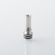 510 Drip Tip for RDA / RTA / RDTA Atomizer / Diplomat Style RTA - Silver, Stainless Steel