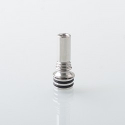 510 Drip Tip for RDA / RTA / RDTA Atomizer / Diplomat Style RTA - Silver, Stainless Steel