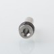 510 Drip Tip for RDA / RTA / RDTA Atomizer / Diplomat Style RTA - Silver, Stainless Steel