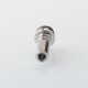 510 Drip Tip for RDA / RTA / RDTA Atomizer / Diplomat Style RTA - Silver, Stainless Steel