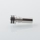 510 Drip Tip for RDA / RTA / RDTA Atomizer / Diplomat Style RTA - Silver, Stainless Steel