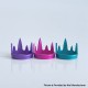 Rekavape Decorative Crown Ring Set for Monarchy MOBB Series Style RBA - Purple + Red + Blue (3 PCS)