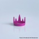 Rekavape Decorative Crown Ring Set for Monarchy MOBB Series Style RBA - Purple + Red + Blue (3 PCS)