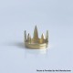 Rekavape Decorative Crown Ring Set for Monarchy MOBB Series Style RBA - Gold + Black + Silver (3 PCS)