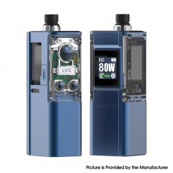 [Ships from Bonded Warehouse] Authentic LVE Boson DNA80C 80W Boro Box Mod - Navy Blue, 2200mAh, VW 1~80W, Evolv DNA80C Chipset