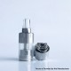 Rekavape BY-KA L Style MTL RTA Atomizer - Silver, 3ml, 1.2, 1.4, 1.7mm, 19mm Diameter