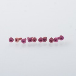 Authentic MK MODS Replacement Titanium Screws for VandyVape Pulse AIO V2 Mod Kit - Pink (10 PCS)