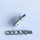 Rekavape G-Class Style MTL RTA Atomizer - Matte Silver, 3.5ml, 3 PCS Air Pin 1.0, 1.2, 1.5mm, 22mm Diameter