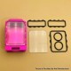 Kooroo Style Style Boro Tank for SXK BB / Billet / Boro Box Mod Kit - Pink, Aluminum