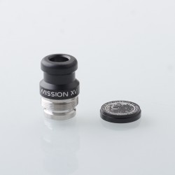 Rekavape Mission XV KB2 Style Replacement Integrated Drip Tip + Button Set for dotMod dotAIO V2 Pod - Black