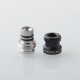 Rekavape Mission XV KB2 Style Replacement Integrated Drip Tip + Button Set for dotMod dotAIO V2 Pod - Black