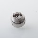 Authentic Auguse V3 RTA Atomizer - Matte Silver, 4ml, 9 x Air Pins 0.8, 0.9, 1.0, 1.2, 1.4, 2 x 0.8, 2 x 0.9, 2 x 1.0, 2 x 1.2mm