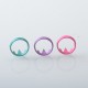 Rekavape Decorative Crown Ring Set for Monarchy MOBB Series Style RBA - Purple + Red + Blue (3 PCS)