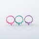 Rekavape Decorative Crown Ring Set for Monarchy MOBB Series Style RBA - Purple + Red + Blue (3 PCS)